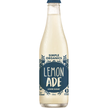 Simple Organic Lemonade 12 X 330ml Glass - Simple-Organic-Lemonade