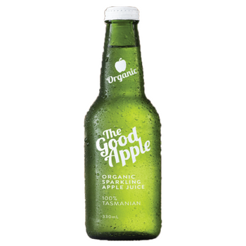 Juicy Isle Spklg Organic Apple 12 X 330ml Glass - The-Good-Apple-Sparkling