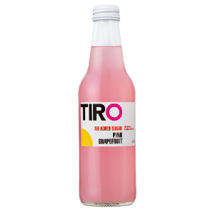 Tiro Pink Grapefruit 24 X 330ml Glass - Tiro-Pink-Grapefruit-2020-Design