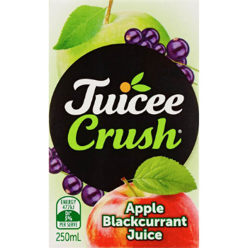 Juicee Crush Apple Blackcurrant 250ml - Juicee-Crush-Blackcurrant