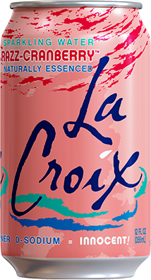 La Croix Sparkling Cran Raspberry 12 pack Cans - RAZZ-CRANBERRY