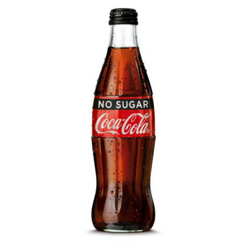 Coke No Sugar 24 X 330ml Glass - Coke-No-Sugar-Glass-Screw-Top