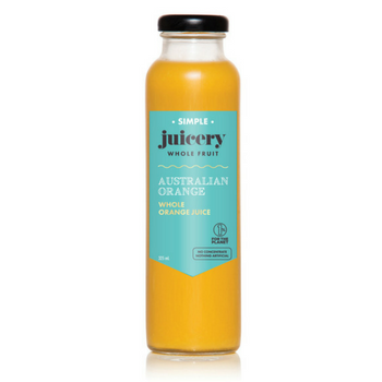 Simple Juice Australian Orange 12 X 325ml Glass - Juicery-orange-1